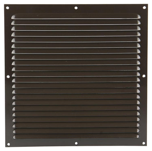 Renson 1006314 - schoepenrooster vlak alu ral 8019 300x300mm | 10 stuks