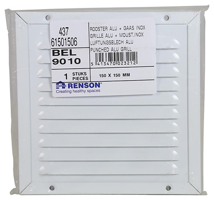 Load image into Gallery viewer, Renson 1008573 - schoep.r. 437 wit 150x150mm | 5 stuks
