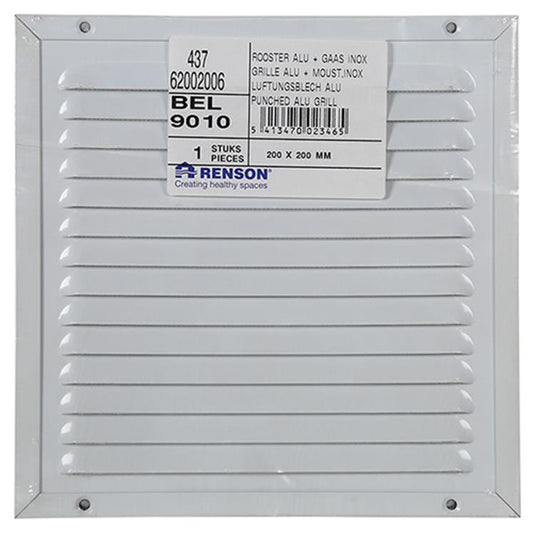Renson 1008578 - schoep.r. 437 wit 200x200mm | 5 stuks