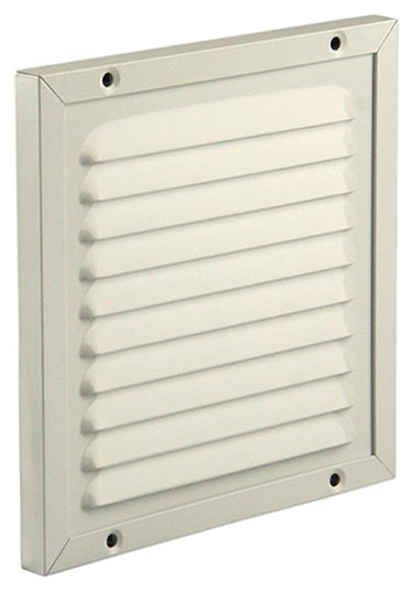Renson 1006342 - schoepenrooster + kader + mug.opbouw 437 ral9010 150x150mm | 2 stuks