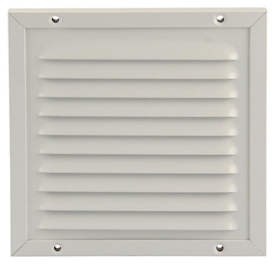 Renson 1006342 - schoepenrooster + kader + mug.opbouw 437 ral9010 150x150mm | 2 stuks
