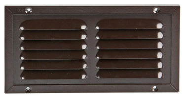 Renson 1006346 - schoepenrooster + kader + mug.opbouw 437 ral8019 200x100mm | 1 stuks