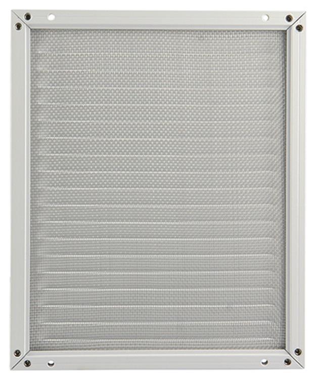 Load image into Gallery viewer, Renson 1006351 - schoepenrooster + kader + mug.opbouw 437 ral9010 200x250mm | 2 stuks
