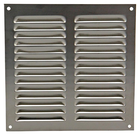 Renson 1006359 - schoepenrooster vlak 438 inox 200x200mm | 5 stuks