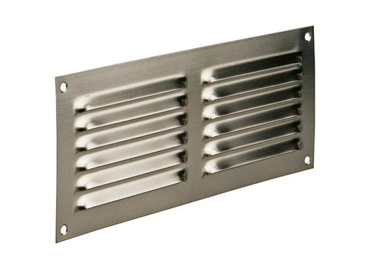 Renson 1006361 - schoepenrooster vlak 438 inox 250x100mm | 5 stuks