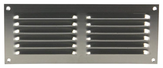 Renson 1006361 - schoepenrooster vlak 438 inox 250x100mm | 5 stuks