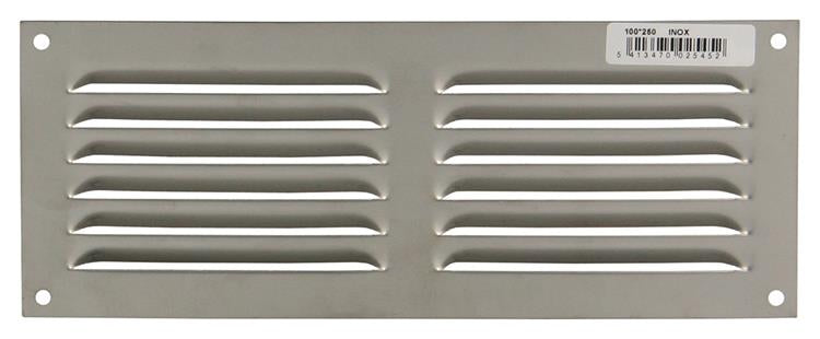 Load image into Gallery viewer, Renson 1006361 - schoepenrooster vlak 438 inox 250x100mm | 5 stuks
