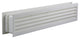 Renson 1006387 - deurrooster 761 pvc ral 9010 450x90mm | 2 stuks