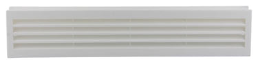 Renson 1006387 - deurrooster 761 pvc ral 9010 450x90mm | 2 stuks
