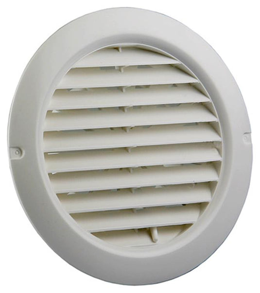 Renson 1006376 - ronde regelbare rooster inb. 735 pvc ral 9010 ø 100-150 | 2 stuks