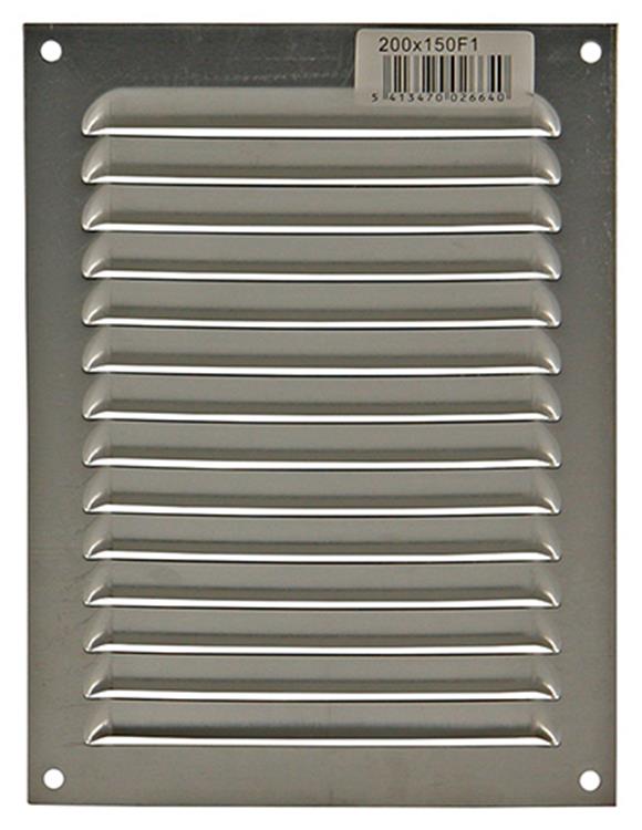 Load image into Gallery viewer, Renson 1006302 - schoepenrooster vlak alu f1 150x200mm | 10 stuks
