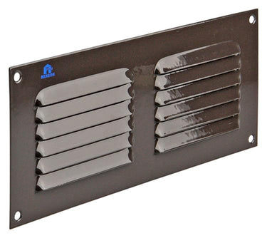 Renson 1006307 - schoepenrooster vlak alu ral 8019 250x100mm | 10 stuks