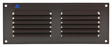 Renson 1006307 - schoepenrooster vlak alu ral 8019 250x100mm | 10 stuks