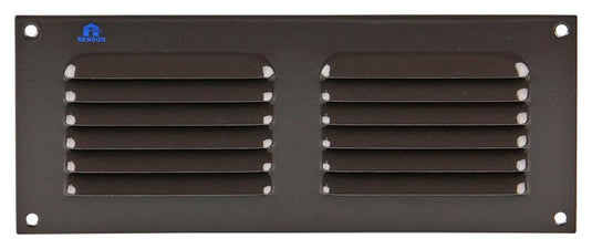 Renson 1006307 - schoepenrooster vlak alu ral 8019 250x100mm | 10 stuks