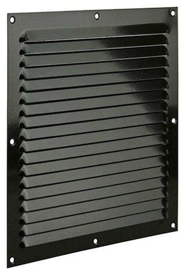 Renson 1006310 - schoepenrooster vlak alu ral 8019 250x250mm | 10 stuks