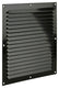 Renson 1006310 - schoepenrooster vlak alu ral 8019 250x250mm | 10 stuks