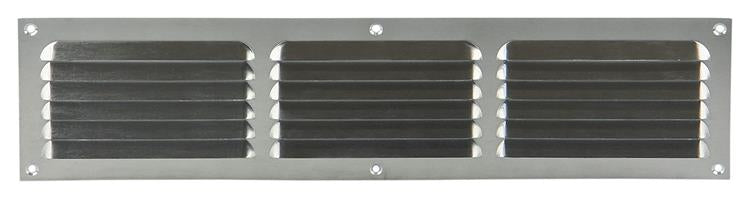 Load image into Gallery viewer, Renson 1006315 - schoepenrooster vlak alu f1 400x100mm | 10 stuks
