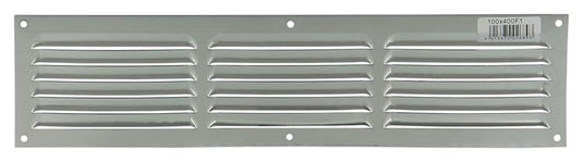 Renson 1006315 - schoepenrooster vlak alu f1 400x100mm | 10 stuks