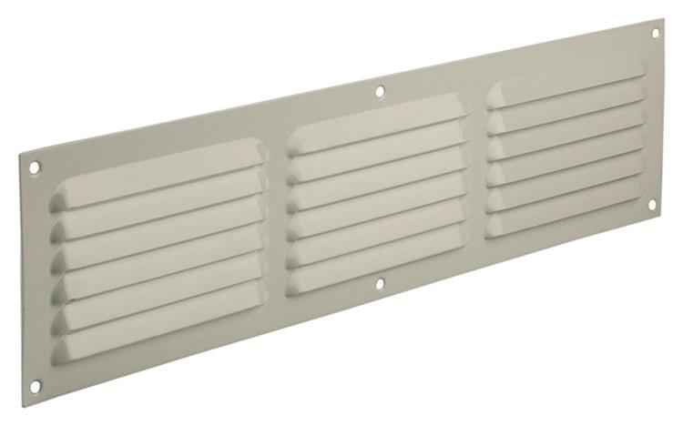 Load image into Gallery viewer, Renson 1006316 - schoepenrooster vlak alu ral 9010 400x100mm | 10 stuks
