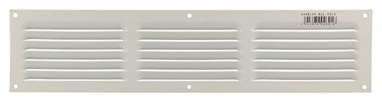 Renson 1006316 - schoepenrooster vlak alu ral 9010 400x100mm | 10 stuks