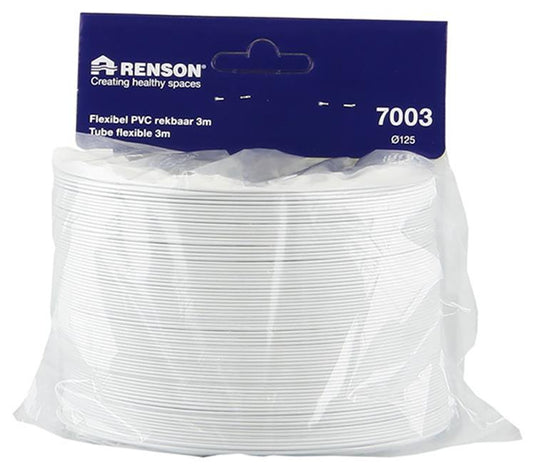Renson 1006393 - pvc flexibel 7003 wit ø 125 3m | 3 stuks