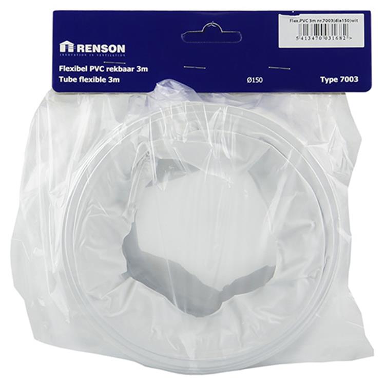Afbeelding laden in galerijviewer, Renson 1006394 - pvc flexibel 7003 wit ø 150 3m | 3 stuks
