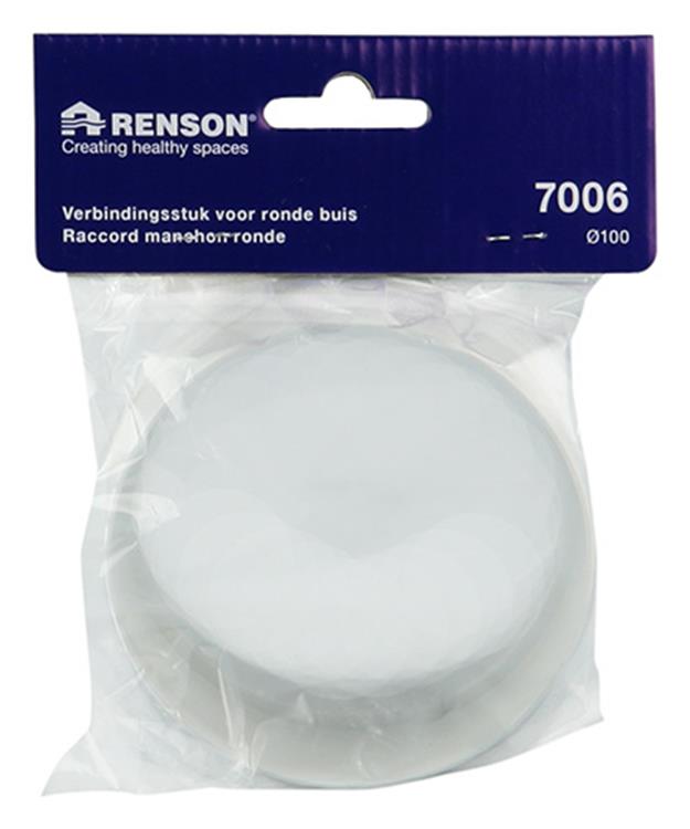 Load image into Gallery viewer, Renson 1006395 - pvc verbindingsstuk 7006 wit ø 100 | 4 stuks
