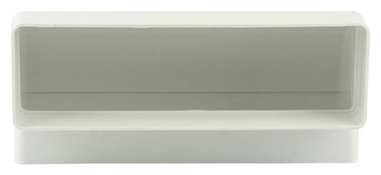 Renson 1006404 - pvc hoekverbinding vert.90° 7015 wit 204x60mm | 3 stuks