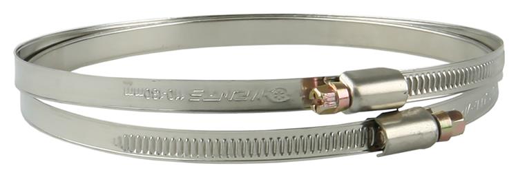 Load image into Gallery viewer, Renson 1006422 - set 2 st.inox slangklemmen 7025 dia 119-131 | 5 stuks
