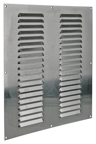 Renson 1006318 - schoepenrooster vlak alu f1 400x400mm | 5 stuks