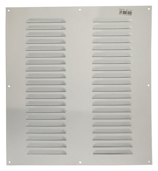 Renson 1006319 - schoepenrooster vlak alu ral 9010 400x400mm | 5 stuks