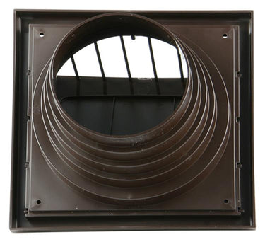 Renson 1006384 - dampkaprooster 1 klep 741 dia pvc ral 8019 ø100-130 | 2 stuks