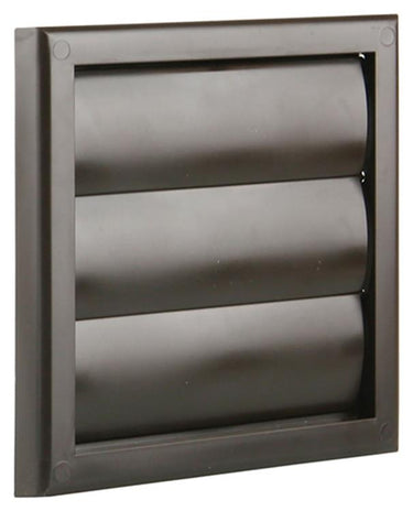 Renson 1006373 - dampkaprooster opbouw 733 pvc ral 8019 154x154mm | 2 stuks
