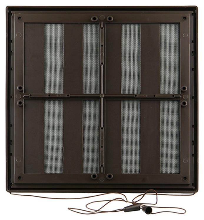Load image into Gallery viewer, Renson 1006371 - regelbare rooster opb. 732 pvcral 8019 250x250mm | 2 stuks
