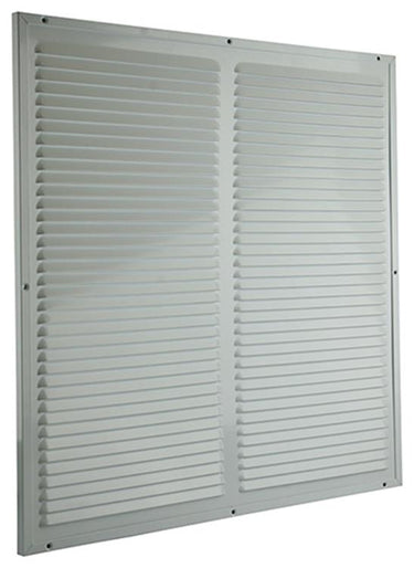 Renson 1006339 - schoepenrooster + kader + mug.opbouw 437 ral9010 500x500mm | 2 stuks
