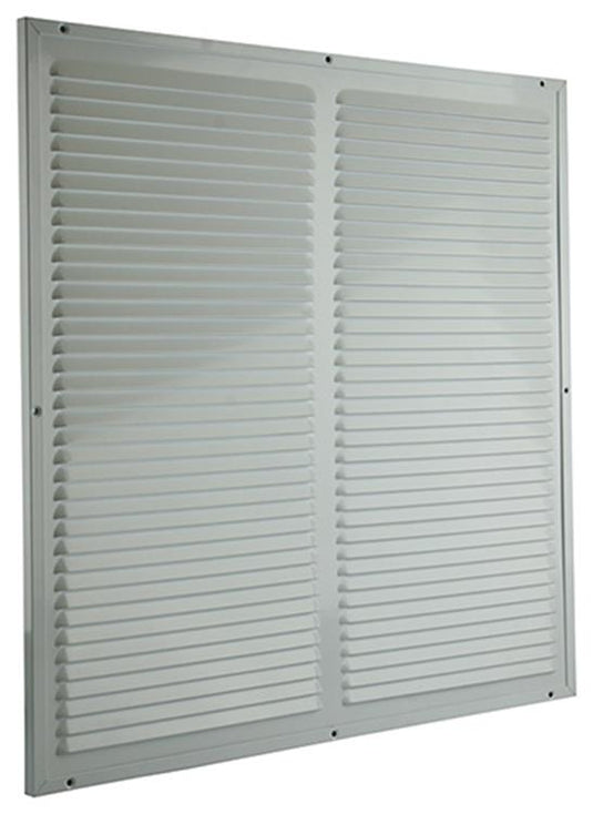 Renson 1006339 - schoepenrooster + kader + mug.opbouw 437 ral9010 500x500mm | 2 stuks