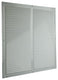Renson 1006339 - schoepenrooster + kader + mug.opbouw 437 ral9010 500x500mm | 2 stuks