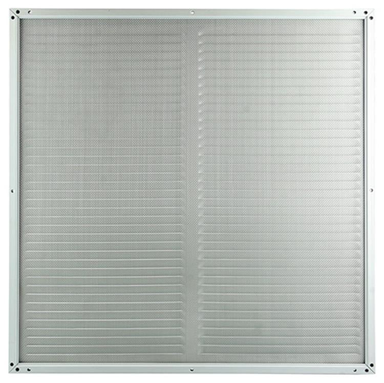 Load image into Gallery viewer, Renson 1006339 - schoepenrooster + kader + mug.opbouw 437 ral9010 500x500mm | 2 stuks
