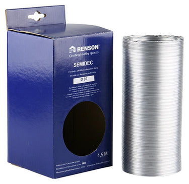 Renson 1006208 - alu flexibel dia 80 1500mm | 2 stuks