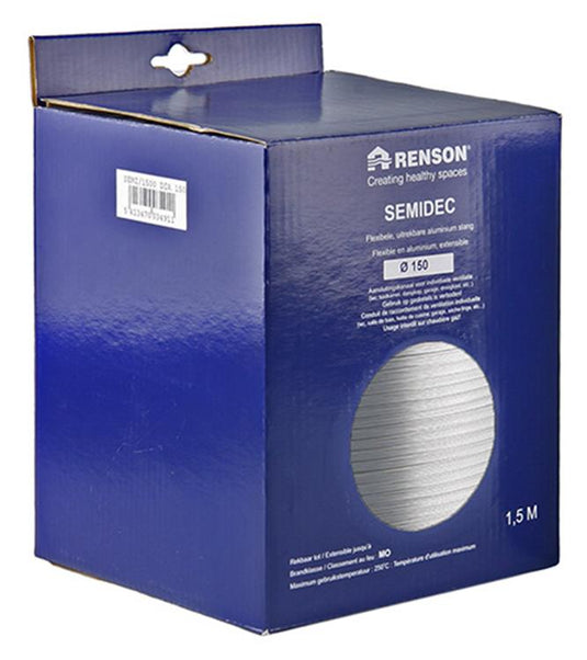 Renson 1006204 - alu flexibel dia 150 1500 mm | 2 stuks