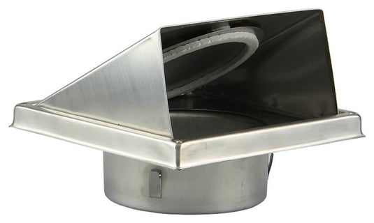 Renson 1006334 - dampkaprooster inbouw 641 inox ø 150 | 2 stuks