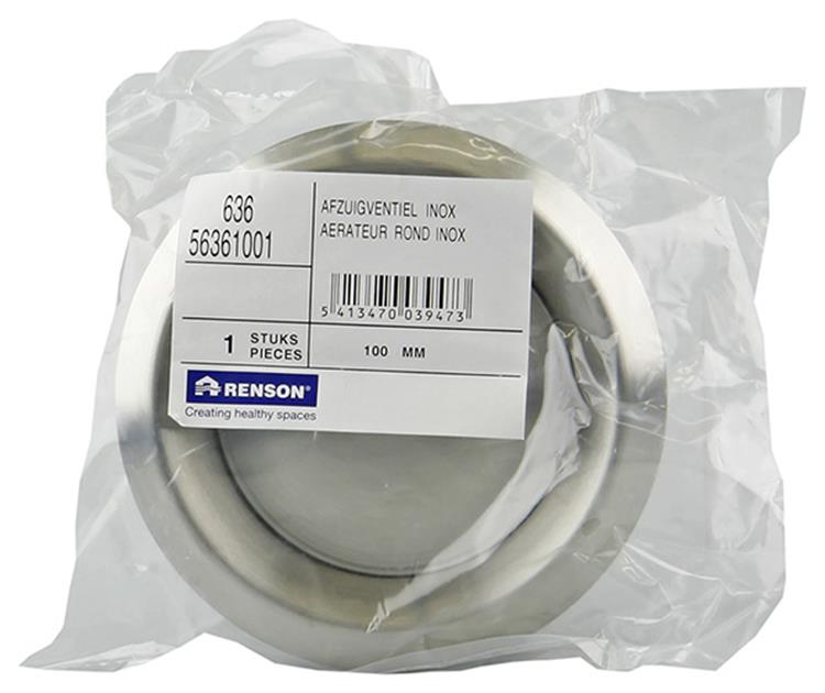 Afbeelding laden in galerijviewer, Renson 1006329 - afzuigventiel inbouw 636 inox ø 100 | 2 stuks
