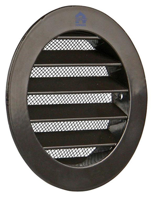 Renson 1006260 - ronde rooster inbouw 434 r alural 8019 ø 100 | 10 stuks