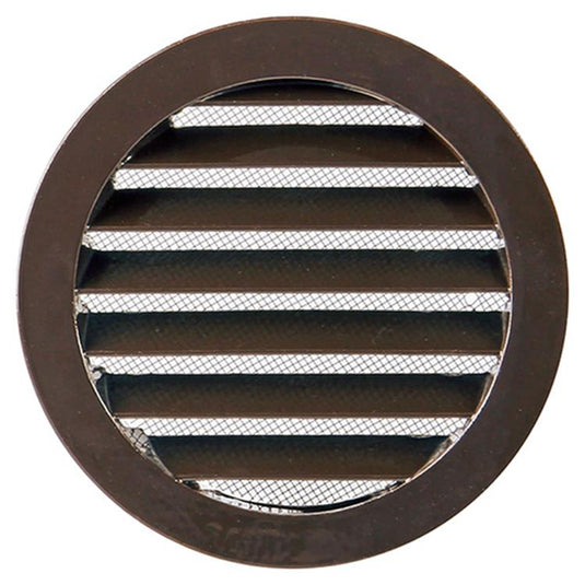 Renson 1006263 - ronde rooster inbouw 434 r alural 8019 ø 125 | 10 stuks