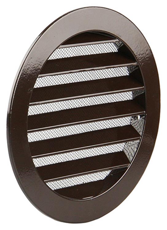 Load image into Gallery viewer, Renson 1006266 - ronde rooster inbouw 434 r alural 8019 ø 150 | 10 stuks
