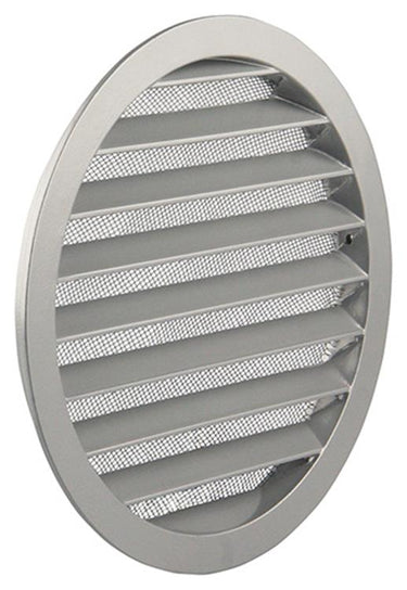 Renson 1006270 - ronde rooster inbouw 434 r alural 9006 ø 200 | 5 stuks