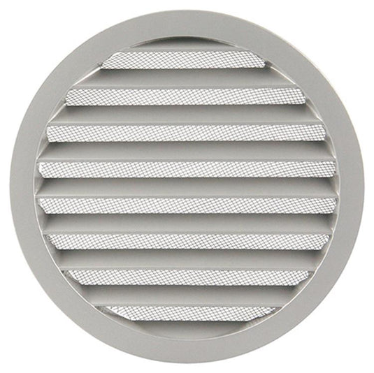 Renson 1006270 - ronde rooster inbouw 434 r alural 9006 ø 200 | 5 stuks