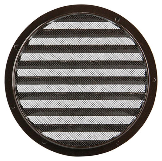 Renson 1006272 - ronde rooster inbouw 434 r alural 8019 ø 200 | 5 stuks