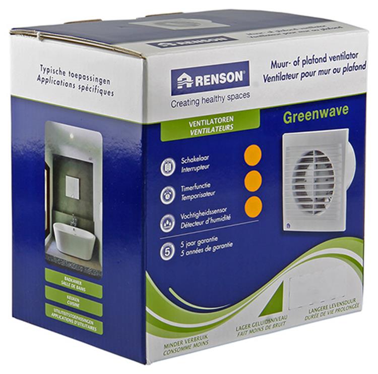 Load image into Gallery viewer, Renson 1006477 - greenwave vent. vochtigheids sensor 9401h wit ø 100 | 1 stuks
