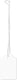 Kangaro draadetiketten - 22x35mm - wit - doos a 250 stuks - prijskaartjes met koord